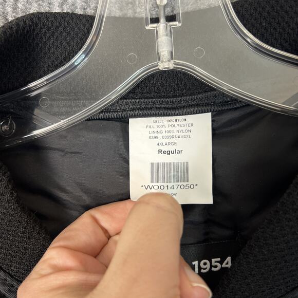 Refrigiwear Mens Full Zip Nylon Vest Sz 4XL Black Puffer Extreme Cold Work Wear - Picture 6 of 10